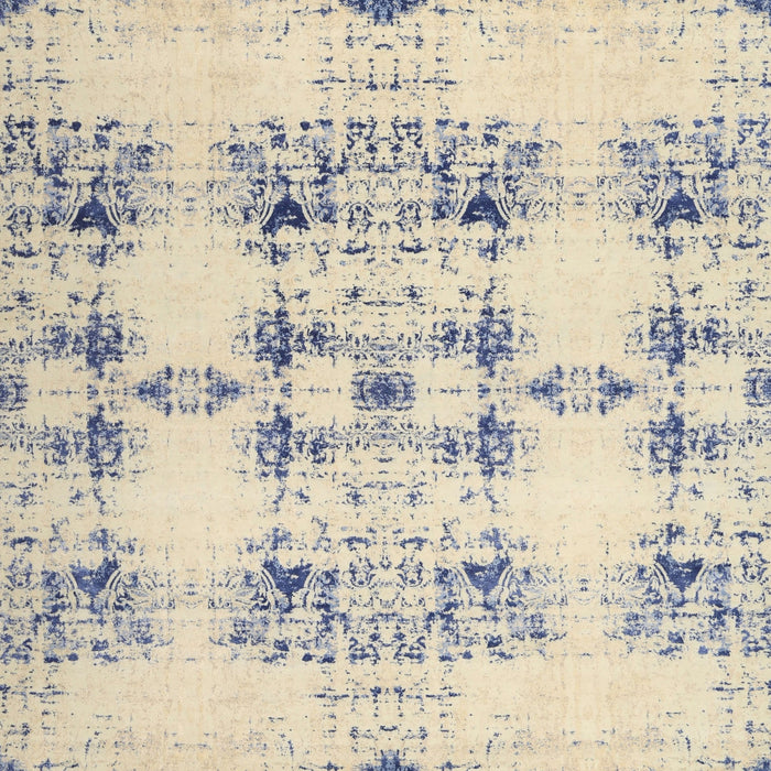 Square Contemporary Dark Gray Solid Rug, con1794