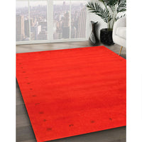 Contemporary Red Modern Rug, con1796