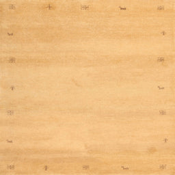 Sideview of Machine Washable Contemporary Orange Rug, wshcon1799