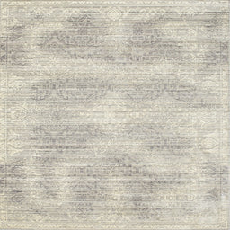 Sideview of Machine Washable Contemporary Sage Green Rug, wshcon179