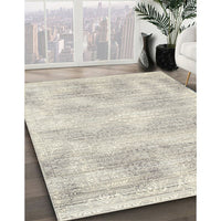 Contemporary Sage Green Modern Rug, con179