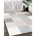 Machine Washable Contemporary Silver Pink Rug in a Family Room, wshcon1804