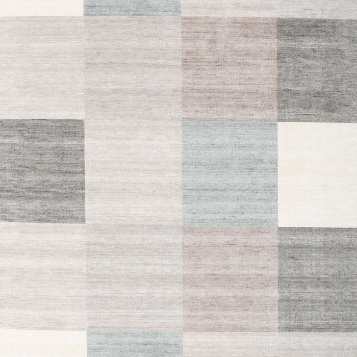 Contemporary Silver Pink Modern Rug, con1804