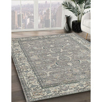 Contemporary Granite Gray Modern Rug, con180