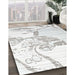 Machine Washable Contemporary Silver Gray Rug in a Family Room, wshcon1811