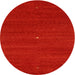 Sideview of Contemporary Neon Red Modern Rug, con1813