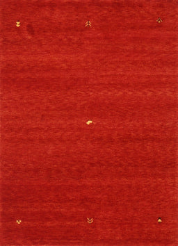 Contemporary Neon Red Modern Rug, con1813
