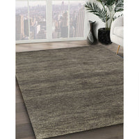 Contemporary Army Brown Modern Rug, con1815