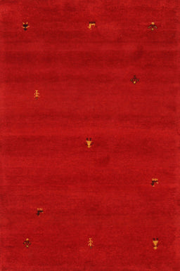 Contemporary Orange Red Modern Rug, con1816