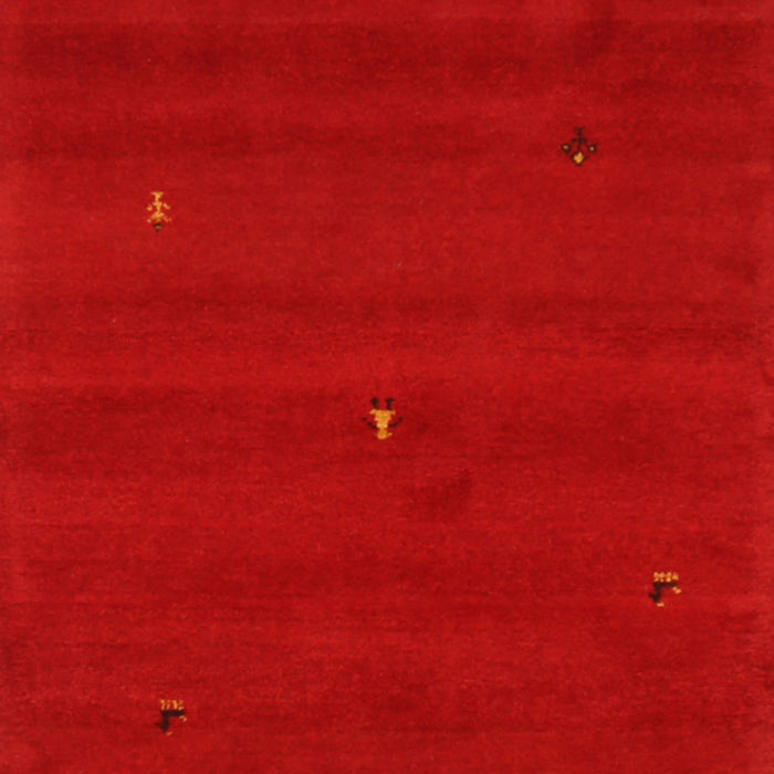 Contemporary Orange Red Modern Rug, con1816