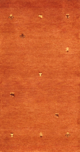 Contemporary Orange Red Modern Rug, con1817