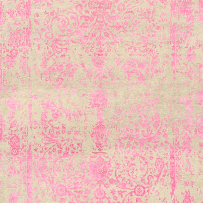 Machine Washable Contemporary Deep Peach Orange Rug, wshcon1818