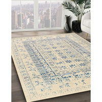 Contemporary Dark Gray Modern Rug, con1824