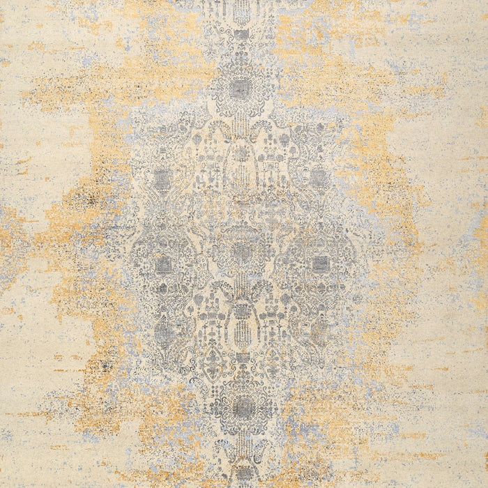 Contemporary Golden Blonde Gold Modern Rug, con1825