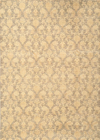 Machine Washable Contemporary Sand Brown Rug, wshcon1828