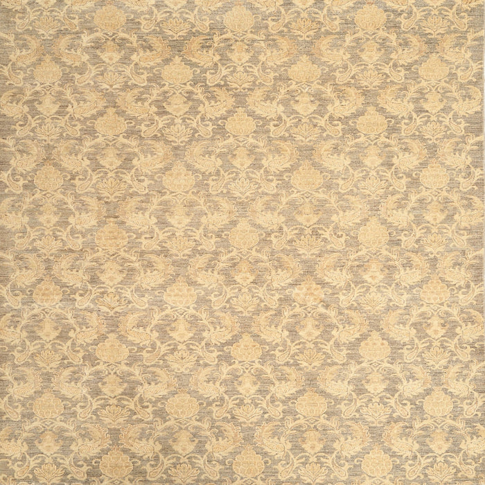 Square Contemporary Sand Brown Modern Rug, con1828