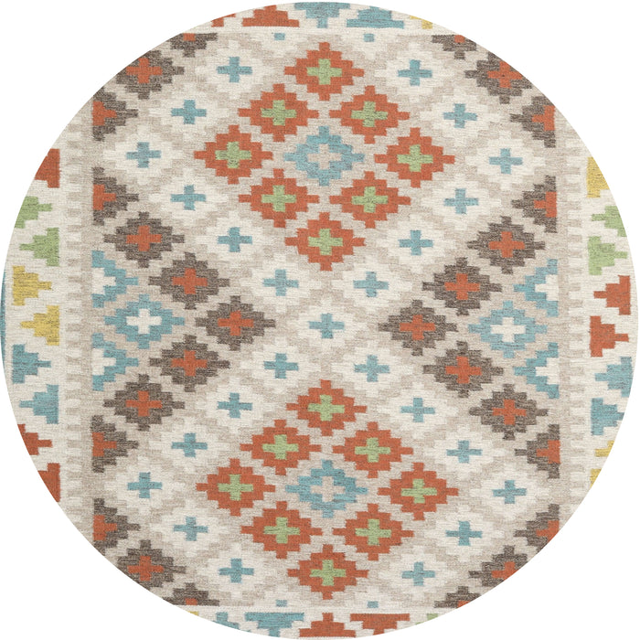 Square Machine Washable Contemporary Camel Brown Rug, wshcon1830