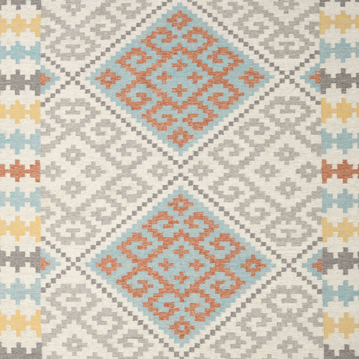 Contemporary Light French Beige Brown Southwestern Rug, con1831