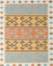 Contemporary Tan Brown Southwestern Rug, con1834