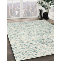 Contemporary Dark Gray Modern Rug, con1837