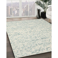 Contemporary White Gold Modern Rug, con1838