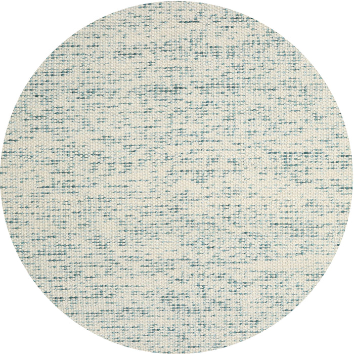 Sideview of Contemporary White Gold Modern Rug, con1838