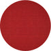 Square Machine Washable Contemporary Red Rug, wshcon183