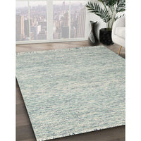 Contemporary Gunmetal Gray Modern Rug, con1842