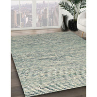 Contemporary Pale Silver Gray Modern Rug, con1854