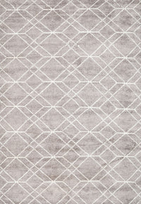 Machine Washable Contemporary Dark White Beige Rug, wshcon1855