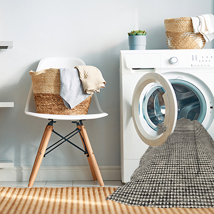 Machine Washable Contemporary Gray Rug in a Washing Machine, wshcon1858
