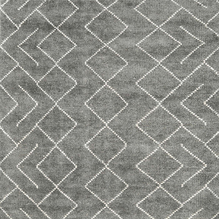 Machine Washable Contemporary Dark Gray Rug, wshcon1859