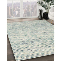 Contemporary White Gold Modern Rug, con1860