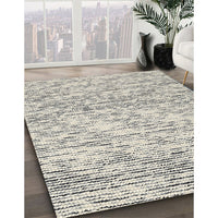 Contemporary Sage Green Modern Rug, con1862