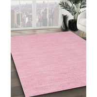 Contemporary Light Pink Modern Rug, con1863