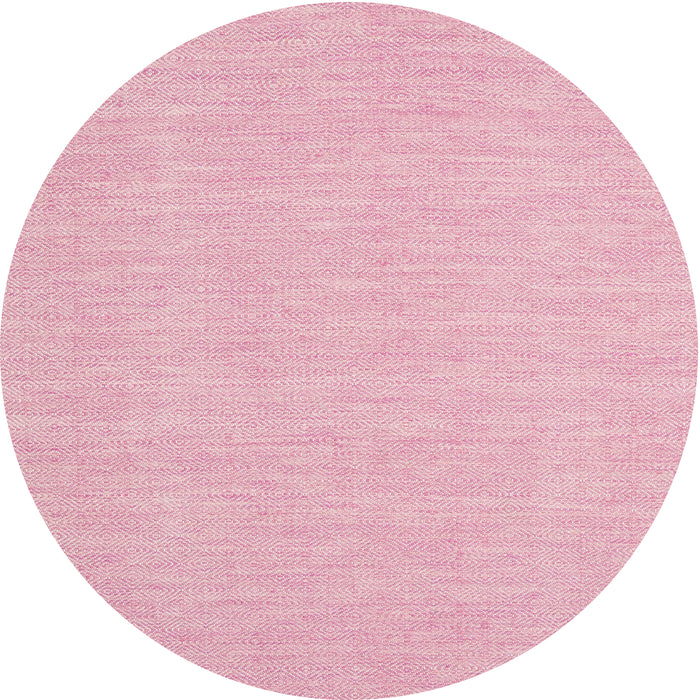 Square Machine Washable Contemporary Light Pink Rug, wshcon1863