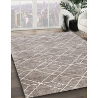 Contemporary Pale Silver Gray Modern Rug, con1865