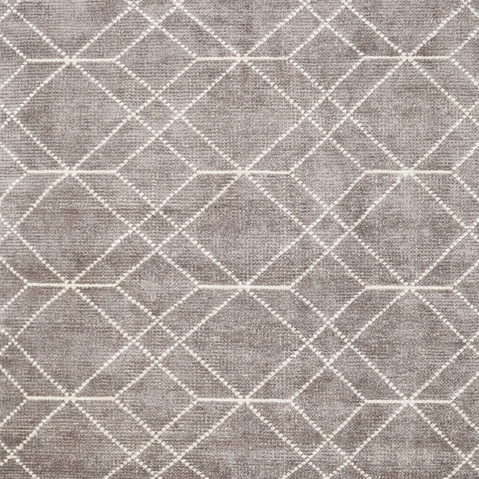 Machine Washable Contemporary Pale Silver Gray Rug, wshcon1865