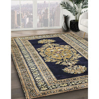 Contemporary Brownish Green Modern Rug, con1868