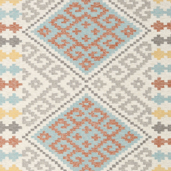 Contemporary Light French Beige Brown Southwestern Rug, con1869