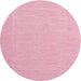 Square Machine Washable Contemporary Pink Rug, wshcon1871