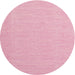 Sideview of Contemporary Pink Modern Rug, con1871