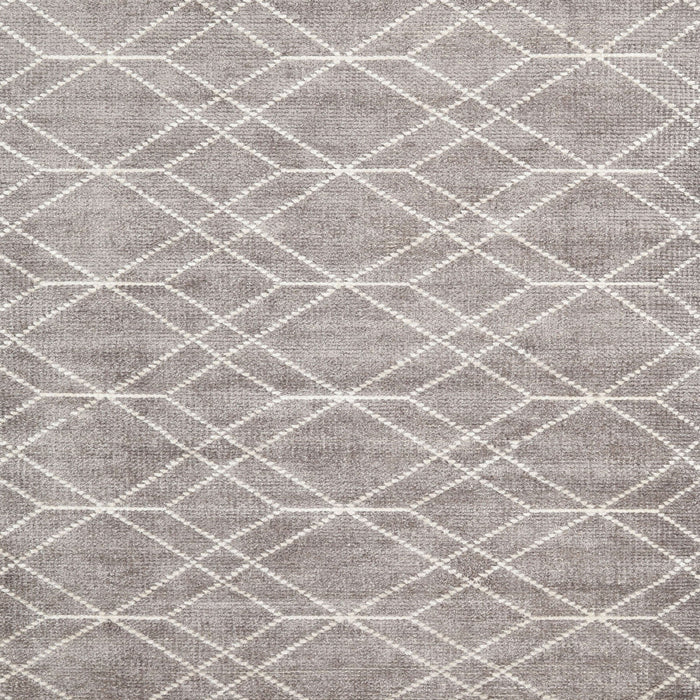 Sideview of Machine Washable Contemporary Pale Silver Gray Rug, wshcon1874