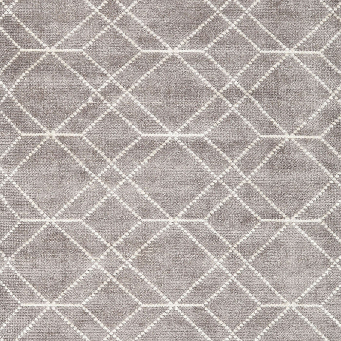 Contemporary Pale Silver Gray Modern Rug, con1874