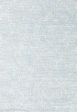 Contemporary Pale Blue Modern Rug, con1876