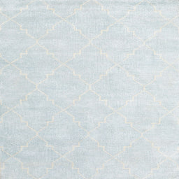 Sideview of Machine Washable Contemporary Pale Blue Lily Blue Rug, wshcon1876