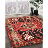 Contemporary Rust Pink Modern Rug, con1878