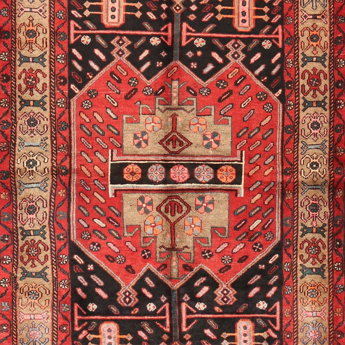 Machine Washable Contemporary Rust Pink Rug, wshcon1878