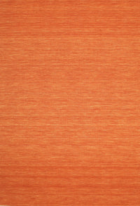 Machine Washable Contemporary Orange Red Rug, wshcon187
