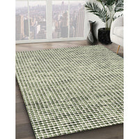 Contemporary Dark Green Modern Rug, con1880